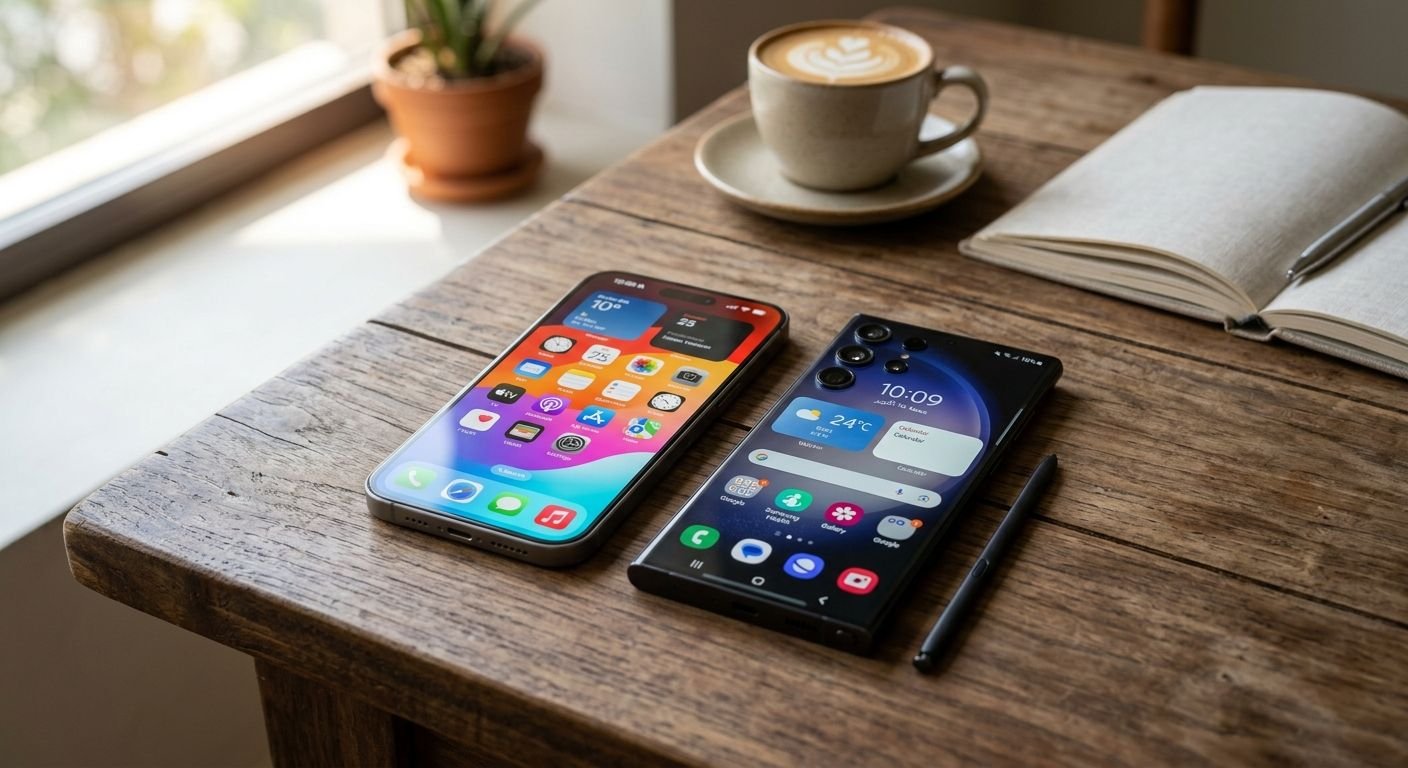 📲📱سامسونج ضد آبل 2026: أيهما تشتري في مصر والخليج؟ (مقارنة العمالقة وأسرار التقسيط والتوفير)
