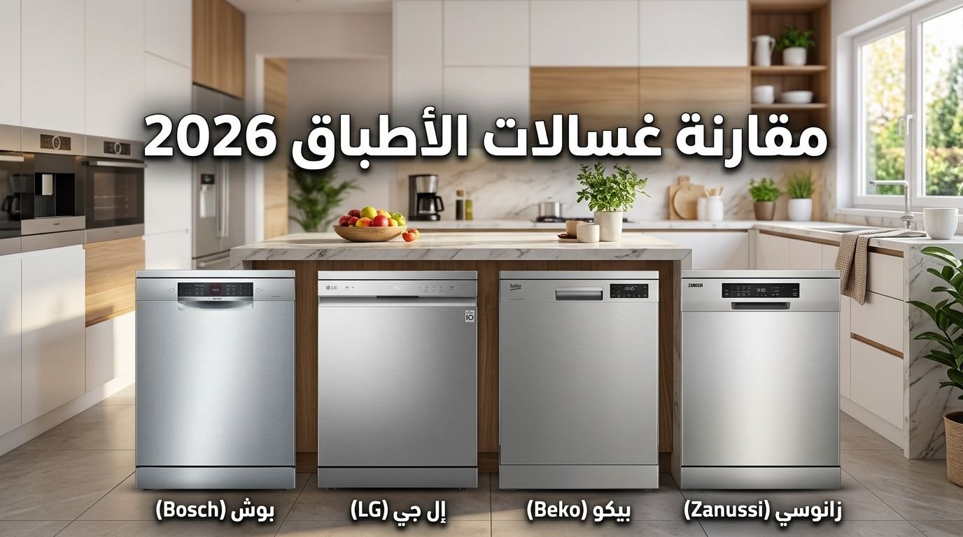 أفضل أنواع غسالات الأطباق في مصر والخليج لعام 2026