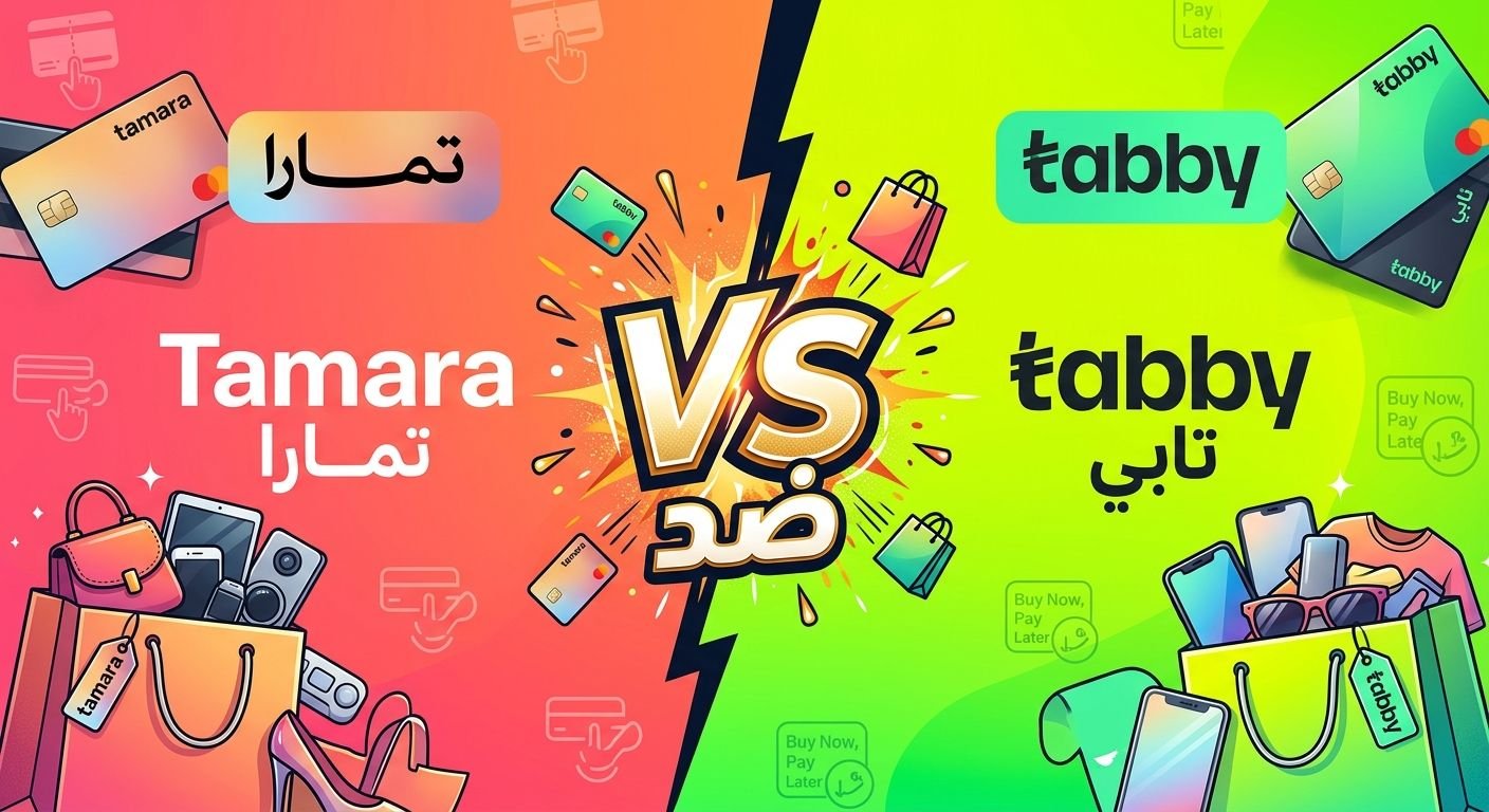 مقارنة بين تابي وتمارا للتقسيط بدون فوائد في السعودية والإمارات 2026.